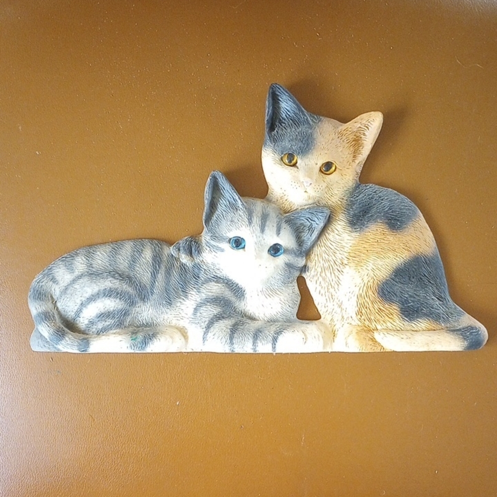 Kitten Wall Decor.  Calico & Tiger Cats